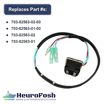 Boat Numbers Trim & Tilt Switch A 703 82563 02 00 703 82563